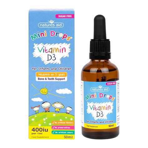 Natures Aid Vitamin D3 Drops for Children | Holland & Barrett