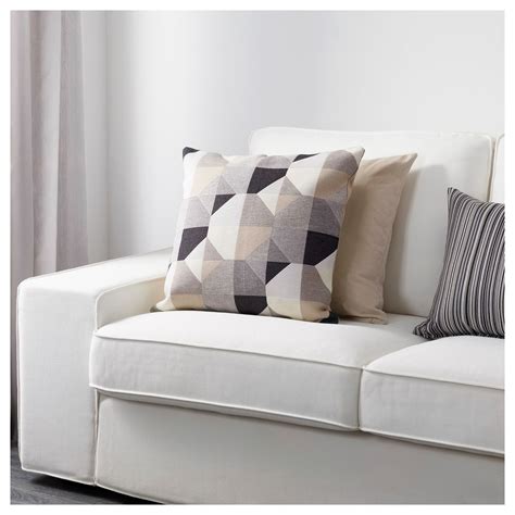 SVARTHÖ Cushion cover, beige, 20x20" - IKEA | Cushion cover, Cushions, Living room cushions