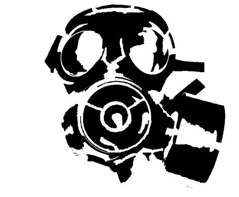 toxic 9 by killingspr | Stencil graffiti, Stencil art, Gas mask drawing