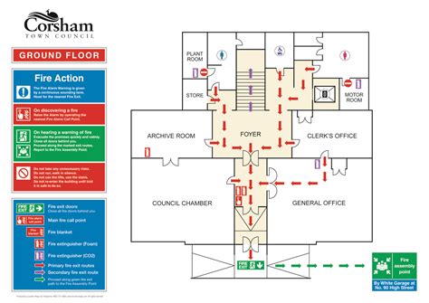 Emergency Evacuation Floor Plan Template - Carpet Vidalondon