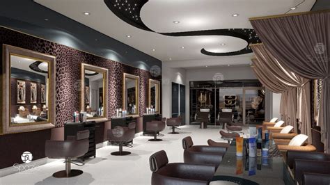 Modern Beauty Salon Interior Design In Dubai Hair Nail Spa Spazio