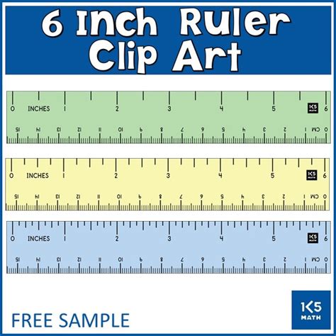 6 Inch Printable Ruler