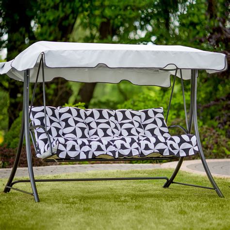 Replacement swing cushions set with canopy Piemont H020-07PB PATIO