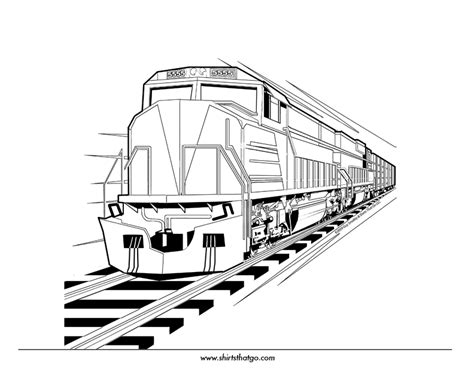 Train Coloring Pages Printable - Coloring Home