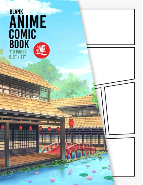 Buy Blank Anime Comic Book: Draw Your Own Manga & Anime Sketchbook - 110 Pages - Over 20 ...