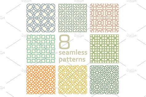 linear patterns | Pre-Designed Illustrator Graphics ~ Creative Market