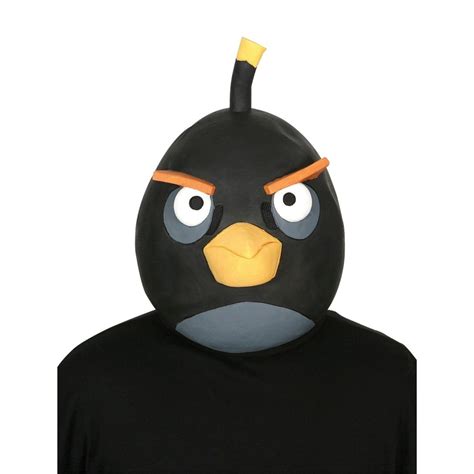 Halloweeen Club Costume Superstore. Angry Birds Black Bird Adult Mask