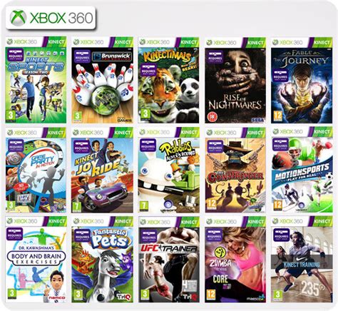 Xbox 360 Kinect Games