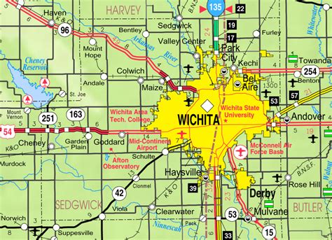 Printable Street Map Of Wichita Ks | Printable Maps