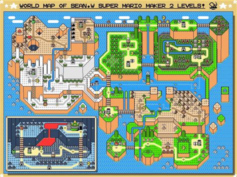 World Map of Sean.W Super Mario Maker 2 levels by SeanW120 on DeviantArt