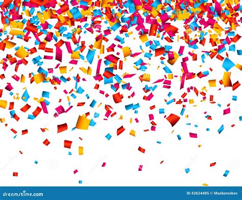 Confetti Celebration Background. Stock Vector - Image: 43624485