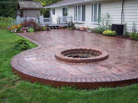 Concrete Patio Designs With Fire Pit Inspiration - Image to u