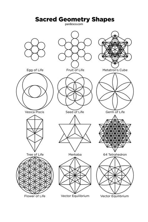 Printable Sacred Geometry Patterns