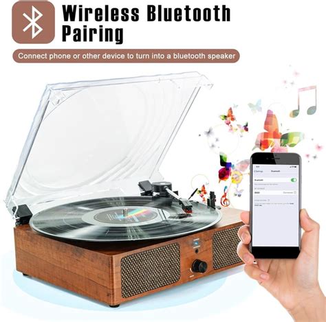 Record Player Bluetooth Turntable Review