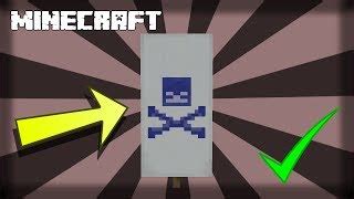 Skull Banner Minecraft Recipe | Deporecipe.co