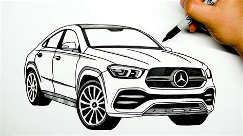 How To Draw A Mercedes Benz