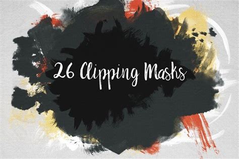 Clipping Mask Collection (48061) | Textures | Design Bundles | Clipping ...