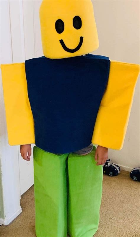 Custom Roblox Noob Full Body Costume Noob Costume Roblox - Etsy