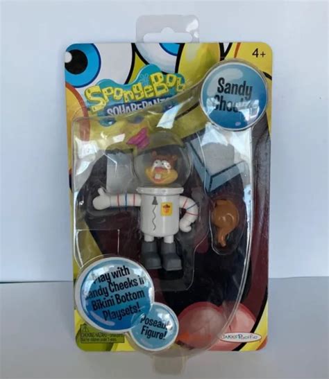 SPONGEBOB SQUAREPANTS SANDY Cheeks RARE Action Figure Brand New in Packaging £20.00 - PicClick UK