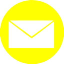 Yellow email 14 icon - Free yellow email icons