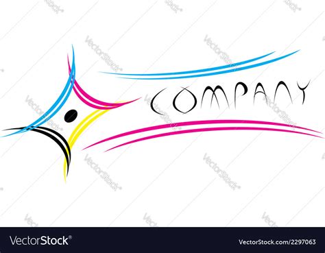 CMYK logo Royalty Free Vector Image - VectorStock