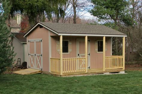 Sheds with Porches | 17 Unique Ideas For Your Cabin Shed