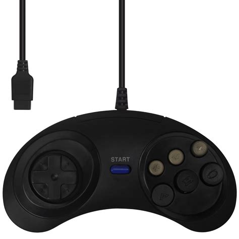 Sega Genesis Black Wired Classic Controller - Walmart.com