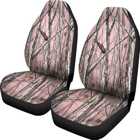 Snowstorm Camo Pink Design Seat Covers#N#– Let's Print Big