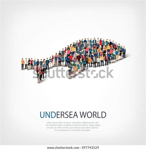 Ocean Sea People Crowd Stock Vector (Royalty Free) 397743529 | Shutterstock