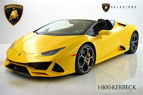 Used 2020 Lamborghini Huracan AWD LP 640-4 EVO Spyder / LEASE OPTIONS AVAILABLE For Sale (Sold ...