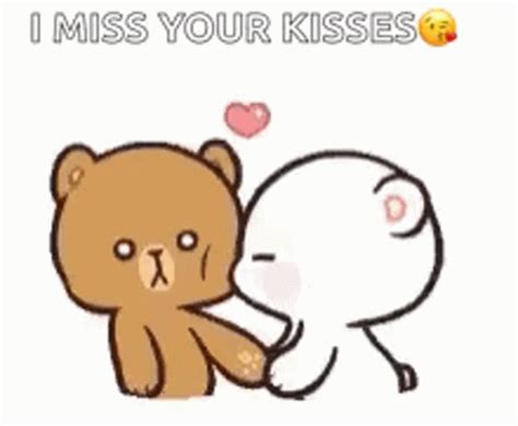 Milk And Mocha Bear Couple GIF - Milk And Mocha Bear Couple Kiss - Discover & Share GIFs