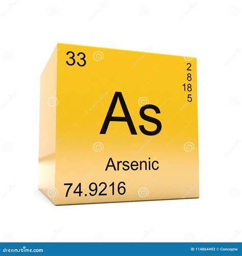 Arsenic Element From The Periodic Table Stock Photo | CartoonDealer.com #156257406