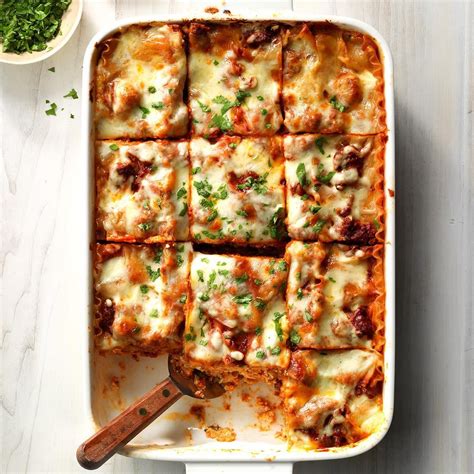 Makeover Traditional Lasagna Recipe: How to Make It | Taste of Home