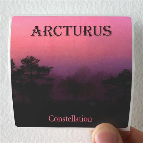 Arcturus Constellation Album Cover Sticker