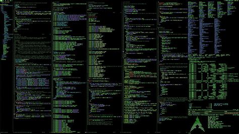 HD wallpaper: Unix, unixporn, Linux, Arch Linux, command lines ...