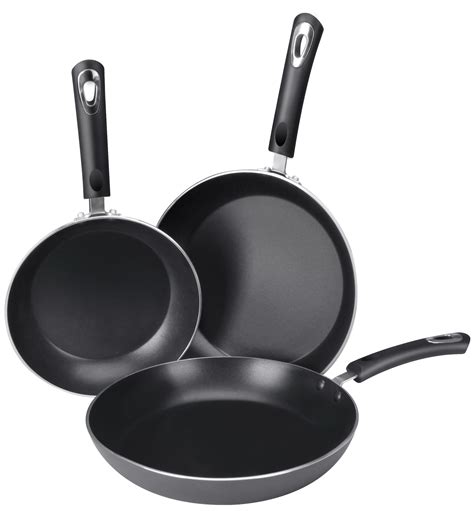 3 Piece Aluminum Nonstick Frying Pan Set 8", 9.5", 11", Cookware Double Coated | eBay