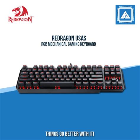 REDRAGON USAS RGB MECHANICAL GAMING KEYBOARD – BlueArm Computer Store