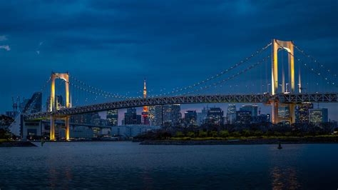 View of Bridge at Night · Free Stock Photo