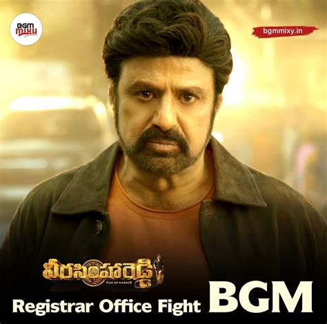 Download Veera Simha Reddy Registrar Office Fight BGM In HD