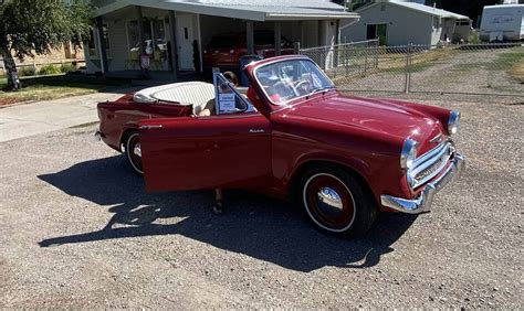 Red 1958 Hillman Minx Convertible For Sale | GuysWithRides.com