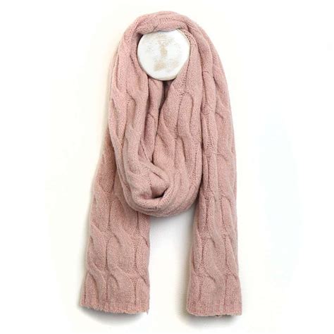 Cable Knit Scarf | The Dotty House