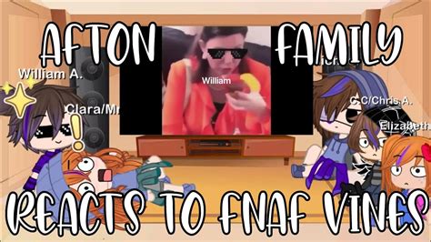 Afton Family Reacts To FNaF Vines ||Tysm 10k|| Gacha Club {FNaF} - YouTube