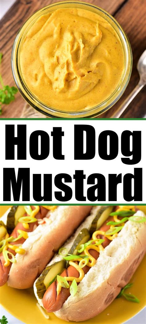 Homemade Hot Dog Mustard Sauce - Hot Dog Mustard Recipe