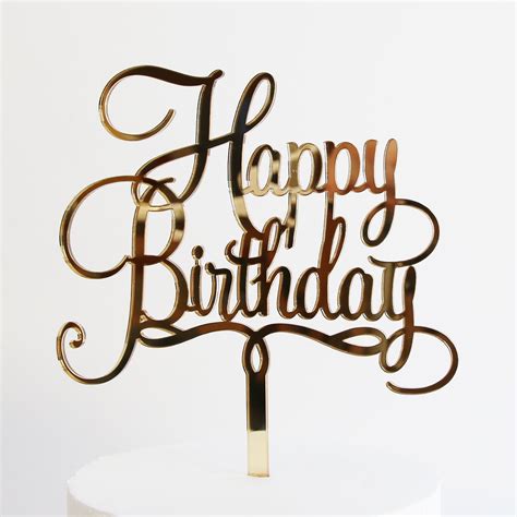 Happy Birthday Cake Topper | SANDRA DILLON DESIGN