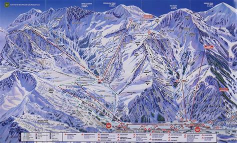 Alta Ski Area Trail Map