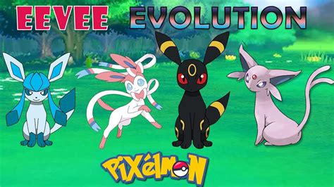 Pixelmon eevee evolutions