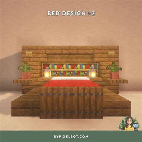 20 Beautiful Minecraft Bed Design Ideas (Double Bed Edition) — ByPixelbot