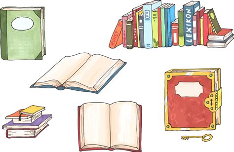 Hand Drawn Books Vector Clipart image - Free stock photo - Public Domain photo - CC0 Images