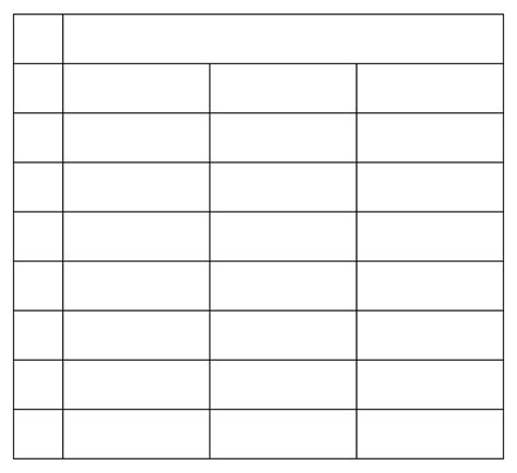 Blank Data Charts - 10 Free PDF Printables | Printablee