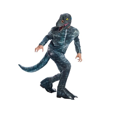 Adult's Velociraptor 'Blue' Costume - Fancy Dress VIP